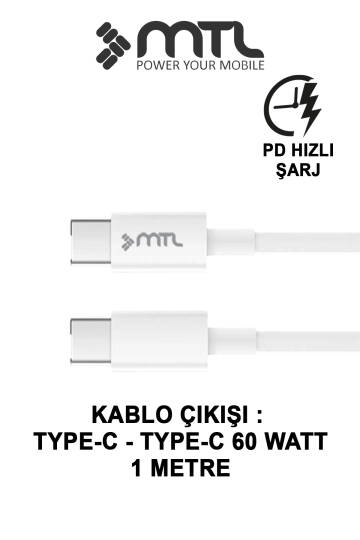 20W Ultra Hızlı Çift Çıkış Type-C + USB Adaptör + Type-C to Type-C Kablo Şarj Seti MT1751 - 3