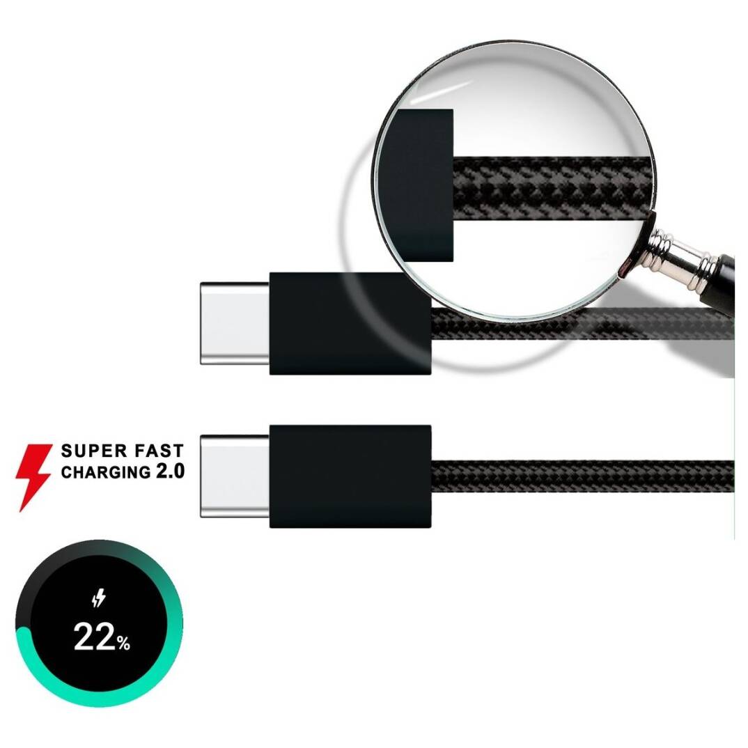 45W Süper Fast Qc 4.0 Pd Type-C To Type-C Ev Şarj Cihazı MT-A1745 - 4