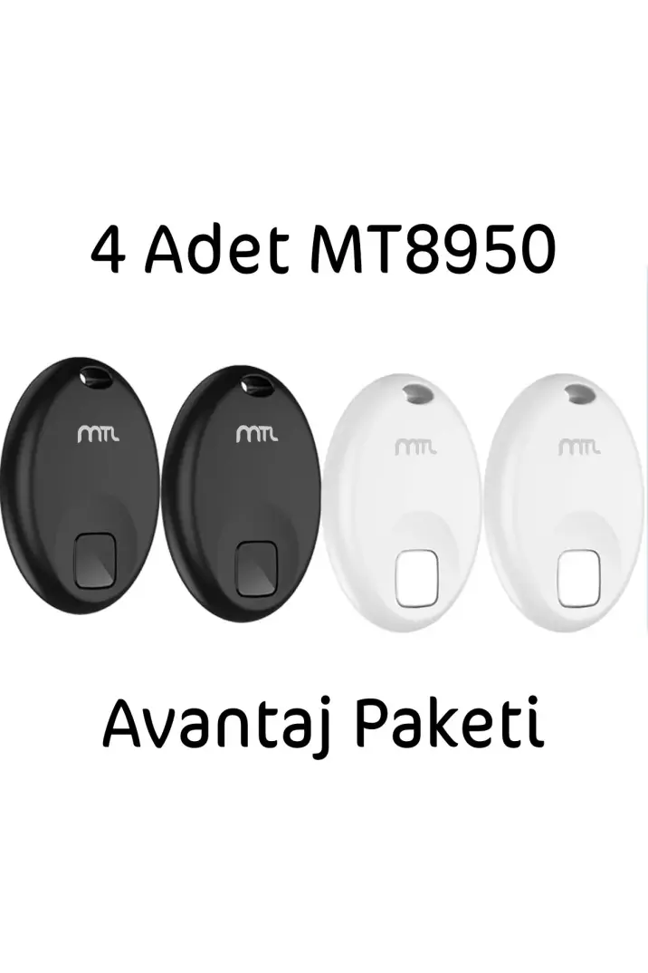 4'Lü Set GPS Konum Takip Cihazı Apple Bul/Find My Uyumlu MT8950 - 1