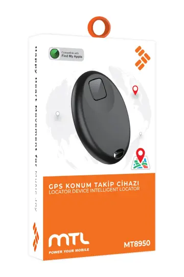 4'Lü Set GPS Konum Takip Cihazı Apple Bul/Find My Uyumlu MT8950 - 2