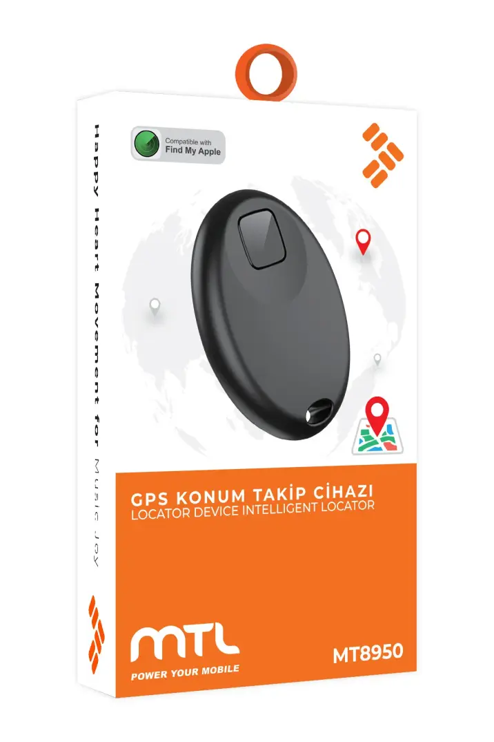 4'Lü Set GPS Konum Takip Cihazı Apple Bul/Find My Uyumlu MT8950 - 2