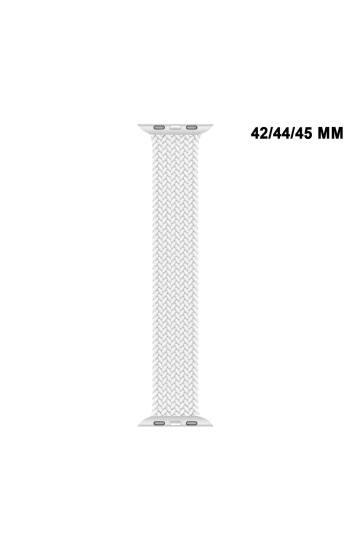 Apple Watch Uyumlu 1/2/3/4/5/6/SE/7/8/9Seri 42/44/45/49MM Solo Loop Kordon Kayış Silikon SBeden MT94 - 14