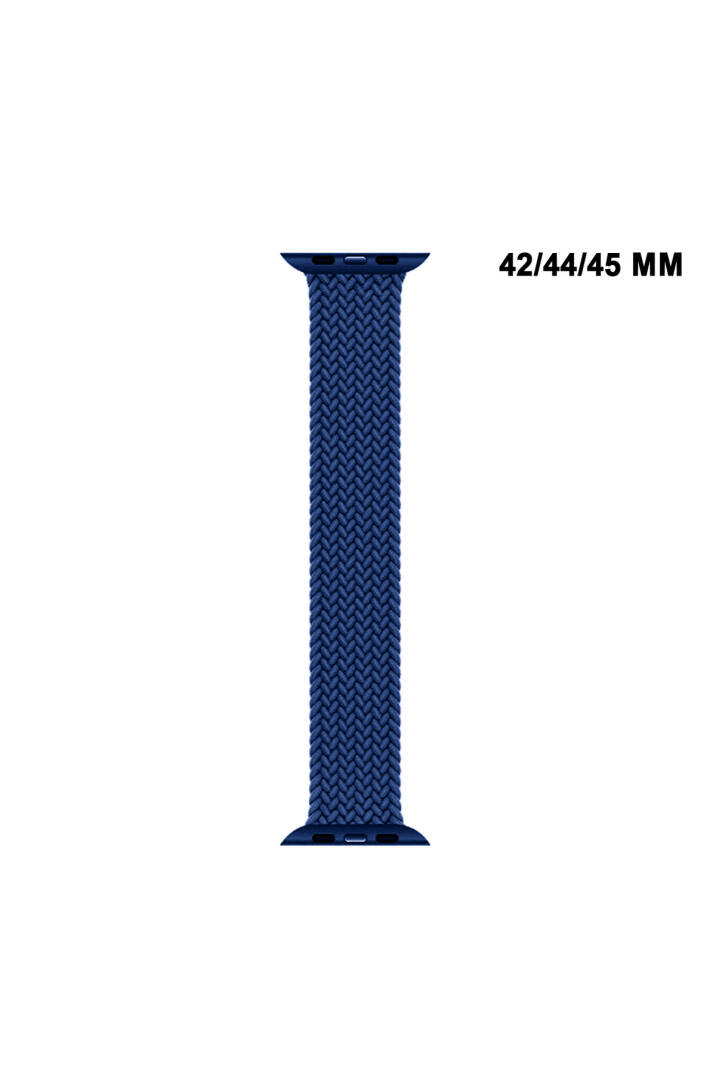 Apple Watch Uyumlu 1/2/3/4/5/6/SE/7/8/9Seri 42/44/45/49MM Solo Loop Kordon Kayış Silikon SBeden MT94 - 7
