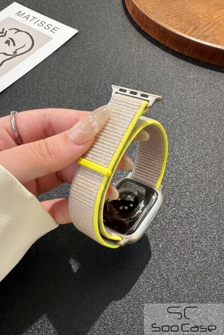 Apple Watch Uyumlu Alpine Kumaş Kordon 42-44-45-49 mm SOO-112 - 6