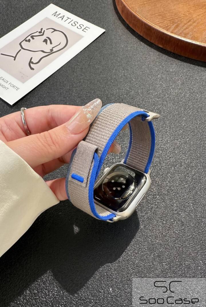 Apple Watch Uyumlu Alpine Kumaş Kordon 42-44-45-49 mm SOO-112 - 12