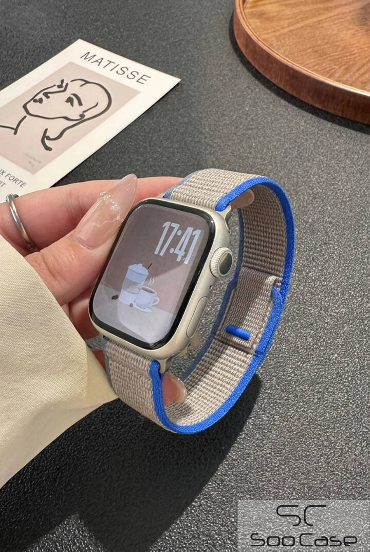 Apple Watch Uyumlu Alpine Kumaş Kordon 42-44-45-49 mm SOO-112 - 13