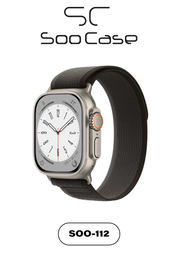 Apple Watch Uyumlu Alpine Kumaş Kordon 42-44-45-49 mm SOO-112 - 16