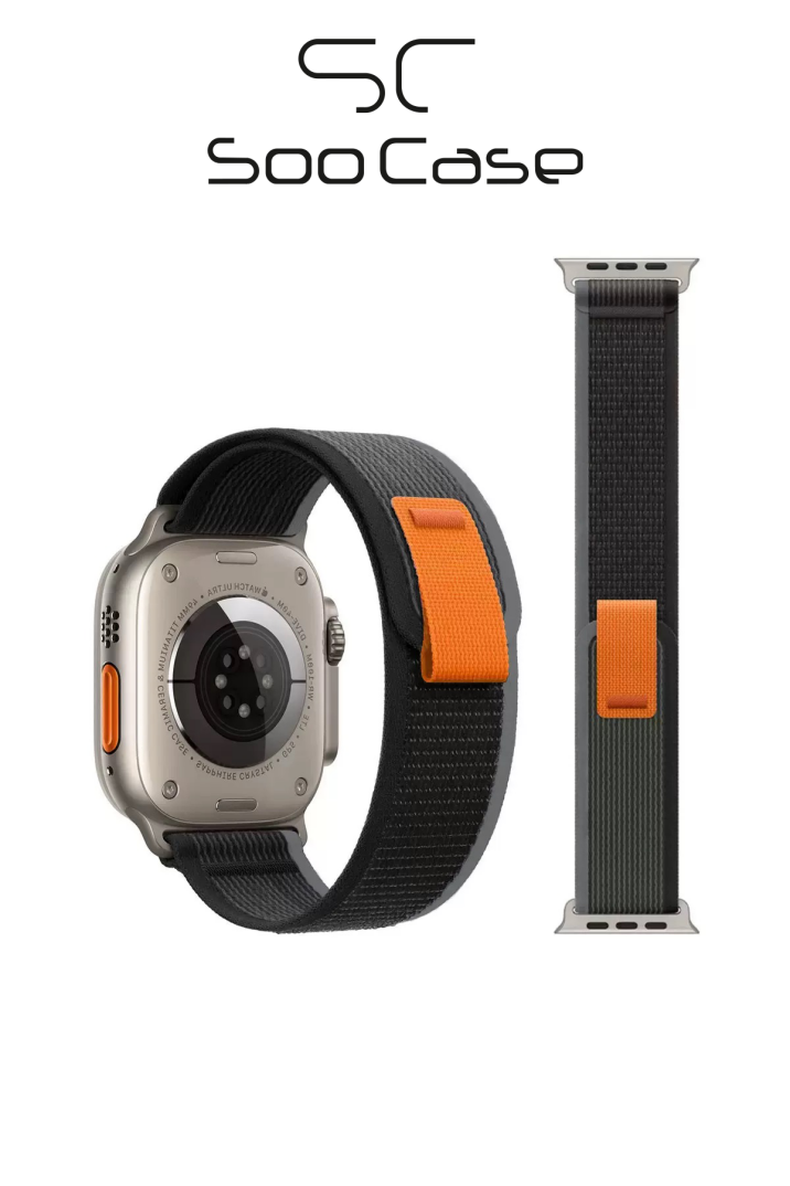 Apple Watch Uyumlu Alpine Kumaş Kordon 42-44-45-49 mm SOO-112 - 18