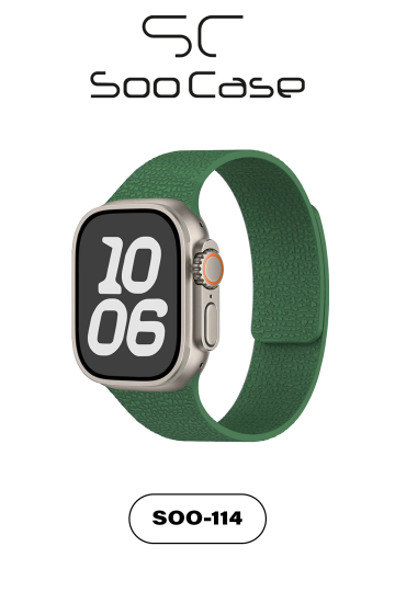 Apple Watch Uyumlu Deri Dokulu Silikon Kordon Spor Kayış 42/44/45/49 mm/ ULTRA / ULTRA 2 SOO-114 - 38