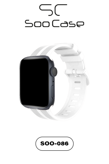 Apple Watch Uyumlu Watch 1/2/3/4/5/6/SE/7/8/9 Serileri 42/44/45/49 MM Kordon Kayış Silikon MT86 - 10