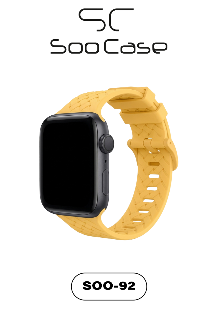 Apple Watch Uyumlu Watch 1/2/3/4/5/6/SE/7/8/9 Serileri 42/44/45/49 MM Kordon Kayış Silikon MT92 - 2