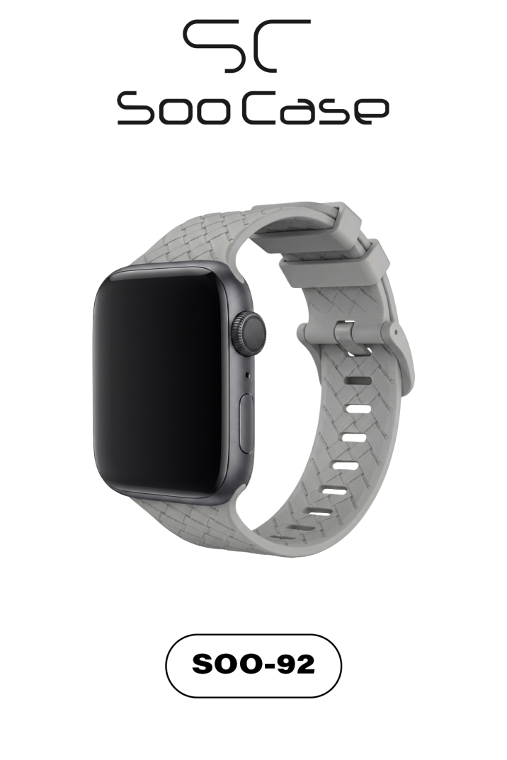 Apple Watch Uyumlu Watch 1/2/3/4/5/6/SE/7/8/9 Serileri 42/44/45/49 MM Kordon Kayış Silikon MT92 - 12