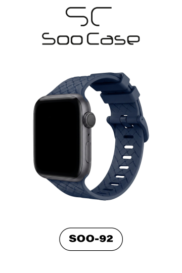 Apple Watch Uyumlu Watch 1/2/3/4/5/6/SE/7/8/9 Serileri 42/44/45/49 MM Kordon Kayış Silikon MT92 - 17