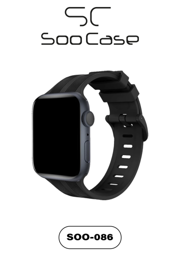 Apple Watch Uyumlu Watch 3 4 5 6 7 8 9 Se Serileri 38 40 41mm Kordon Kayış Silikon MT86 - 15