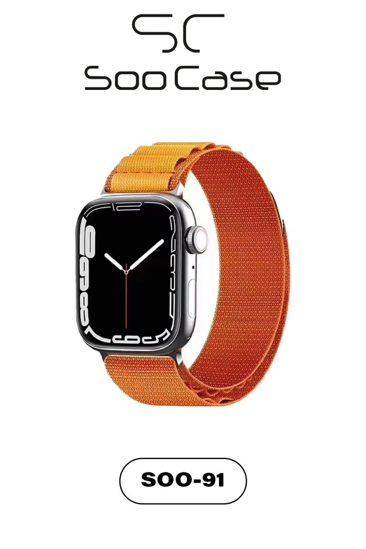 Apple Watch Uyumlu Watch 3 4 5 6 7 8 9 SeSeri 38 40 41 MM İndigo Alpine Loop MT91 - 2