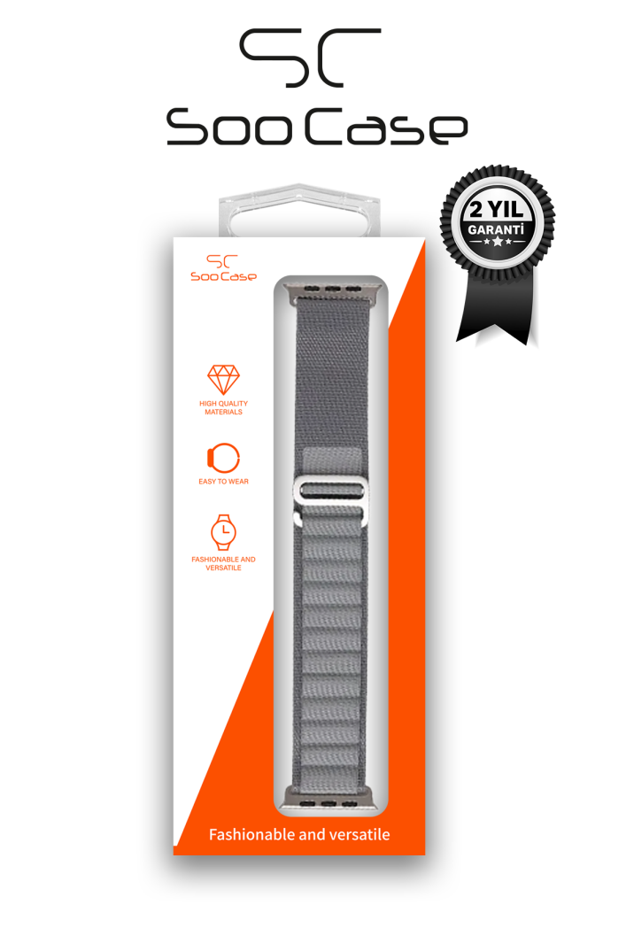 Apple Watch Uyumlu Watch 3 4 5 6 7 8 9 SeSeri 38 40 41 MM İndigo Alpine Loop MT91 - 11