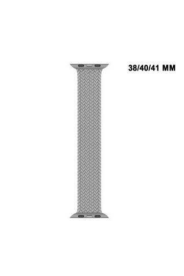 Apple Watch Uyumlu Watch 3 4 5 6 7 8 9 SeSeri 38 40 41mm Solo Loop Kordon Kayış Silikon L Beden MT86 - 7