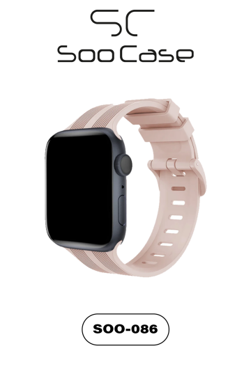 Apple Watch Uyumlu Watch 3 4 5 6 7 8 9 SeSeri 38 40 41mm Solo Loop Kordon Kayış Silikon S Beden MT86 - 8