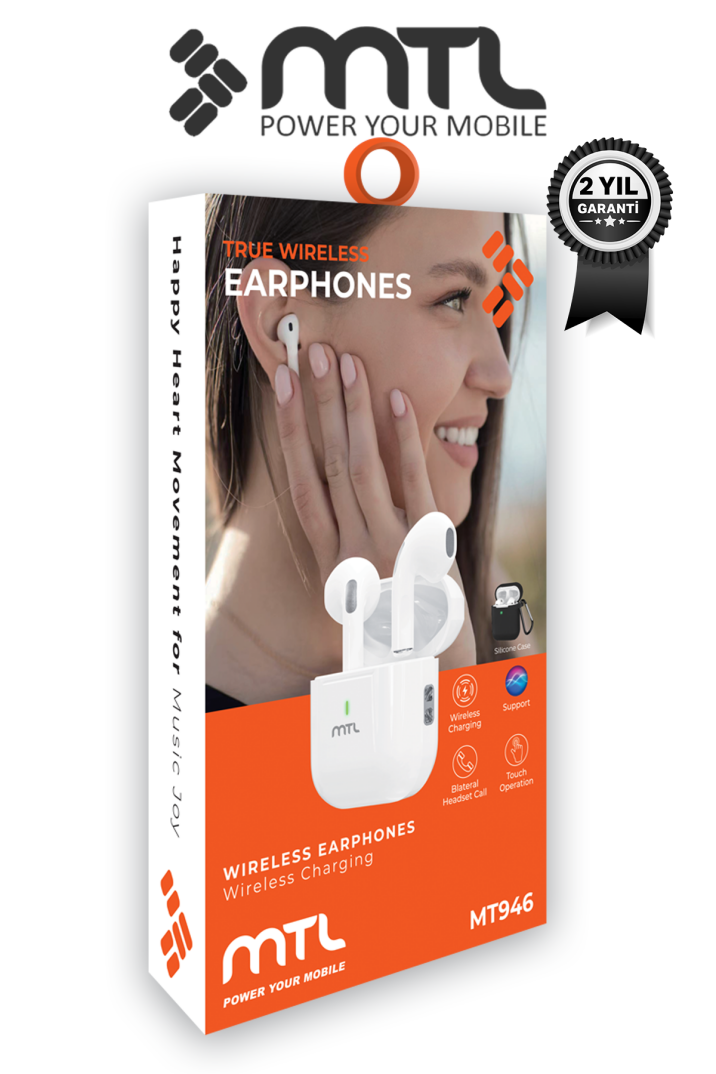Bluetooth Kablosuz Silikonsuz Kulaklık Ios ve Android Uyumlu - 8