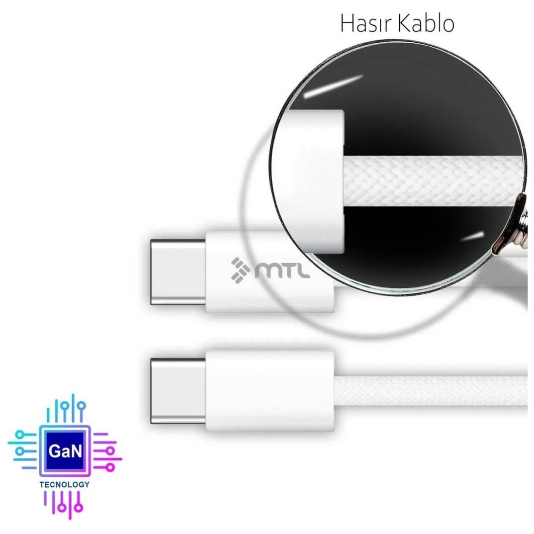 Honor 90 Lite Uyumlu Type-C To Type-C Girişli 35W Şarj Seti MT-A1735 - 4