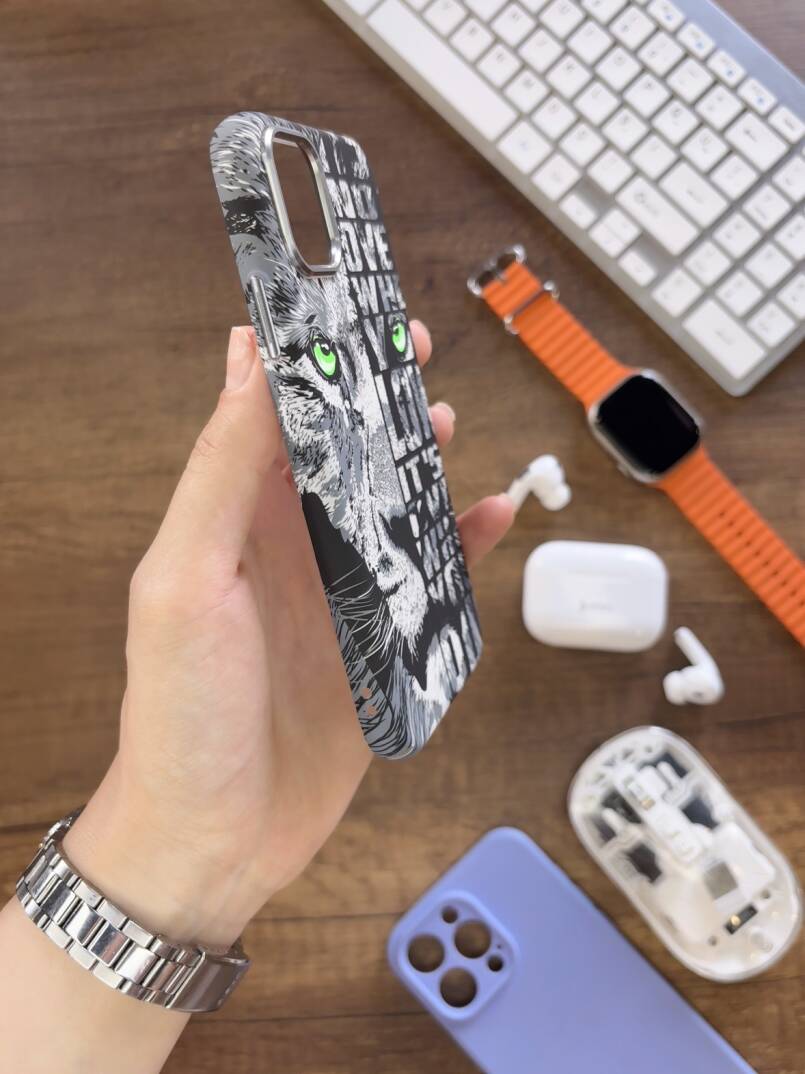 iPhone 11 Kılıf MagSafe Uyumlu Hayvan Figürlü Premium Kapak Kılıf SOO-740 - 17