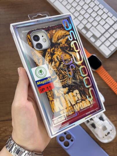 iPhone 11 Kılıf MagSafe Uyumlu Hayvan Figürlü Premium Kapak Kılıf SOO-740 - 30