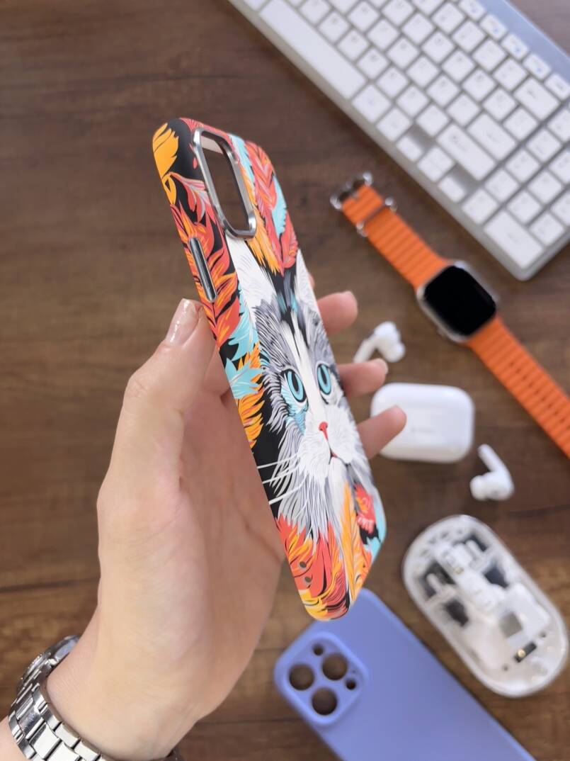 iPhone 11 Kılıf MagSafe Uyumlu Hayvan Figürlü Premium Kapak Kılıf SOO-740 - 35