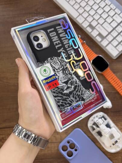 iPhone 11 Kılıf MagSafe Uyumlu Hayvan Figürlü Premium Kapak Kılıf SOO-740 - 48