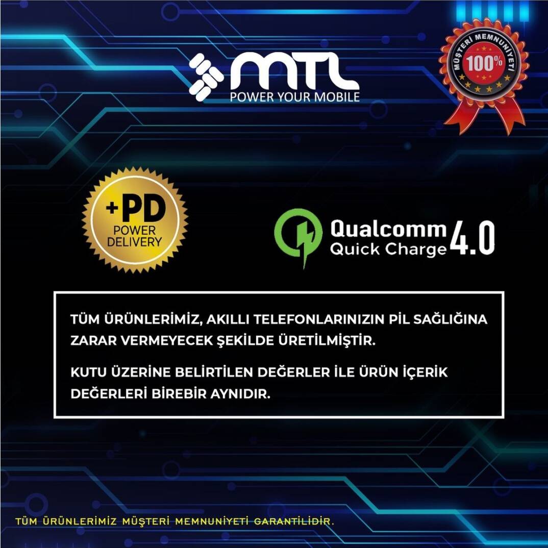 iPhone 11 Pro Uyumlu Lightning Pd Type-C Girişli 20W Şarj Seti MT-A1703 - 5