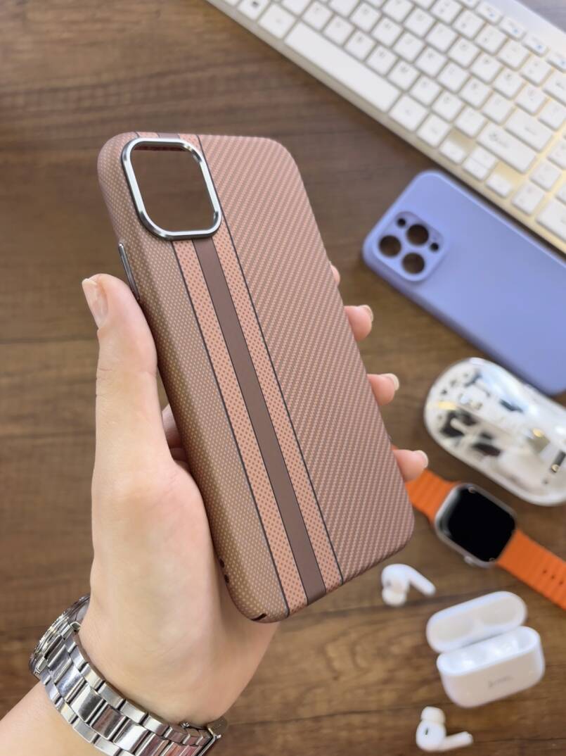 iPhone 11 Uyumlu Premium Desenli Sert Magsafe Kılıf Kapak SOO-610 - 21