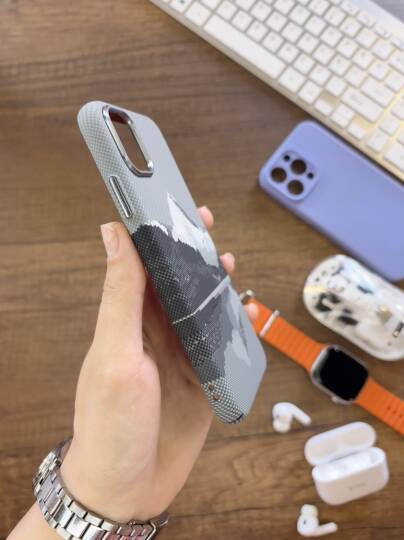 iPhone 11 Uyumlu Premium Desenli Sert Magsafe Kılıf Kapak SOO-610 - 38