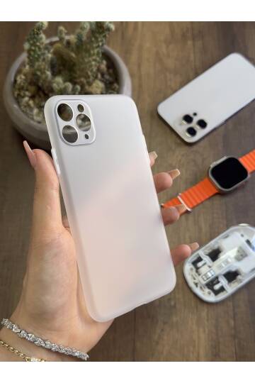 iPhone 12 Pro Uyumlu Süper İnce Mat Ultra Thin Silikon Kılıf