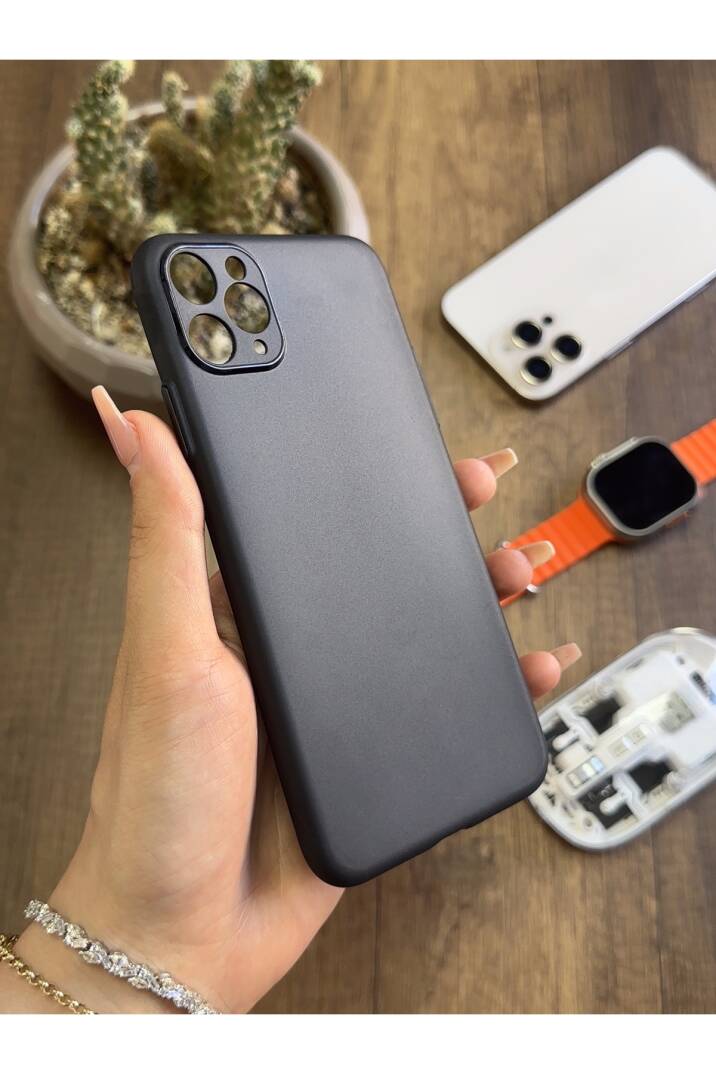 iPhone 12 Pro Uyumlu Süper İnce Mat Ultra Thin Silikon Kılıf - 7