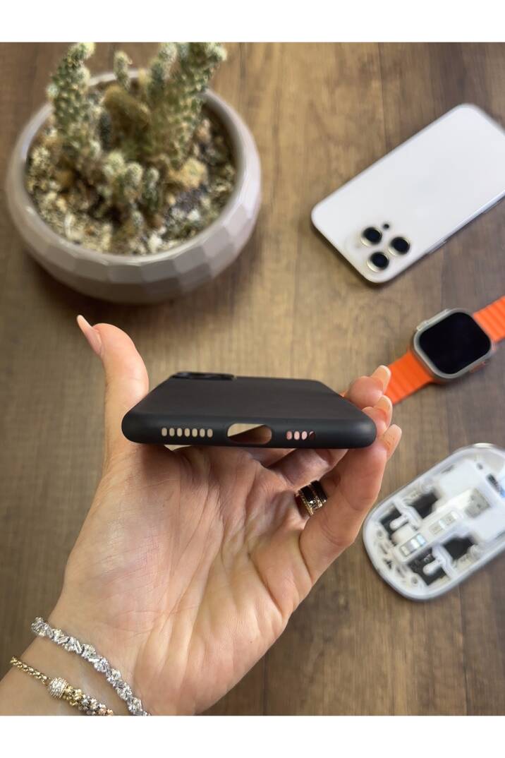 iPhone 12 Pro Uyumlu Süper İnce Mat Ultra Thin Silikon Kılıf - 9