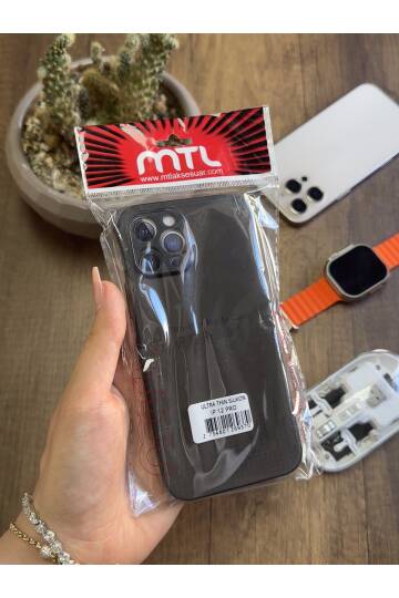 iPhone 12 Pro Uyumlu Süper İnce Mat Ultra Thin Silikon Kılıf - 11