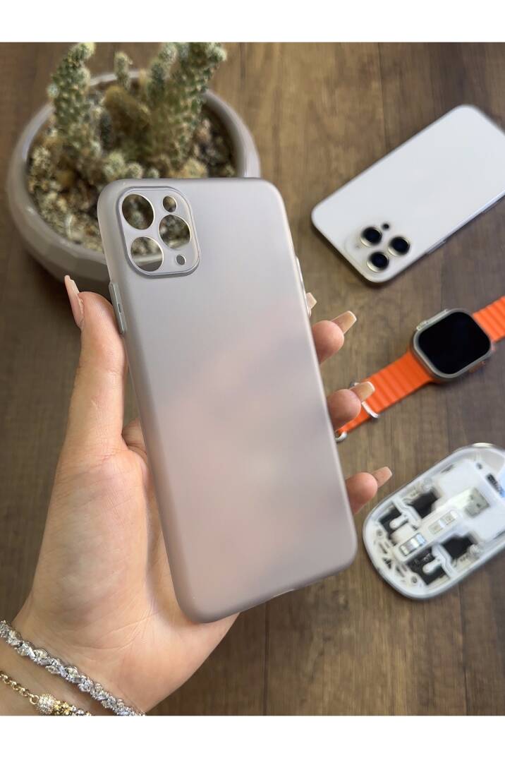 iPhone 12 Pro Uyumlu Süper İnce Mat Ultra Thin Silikon Kılıf - 13