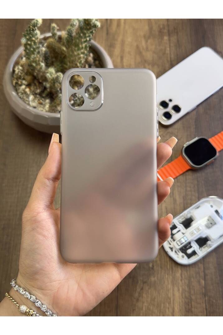 iPhone 12 Pro Uyumlu Süper İnce Mat Ultra Thin Silikon Kılıf - 16
