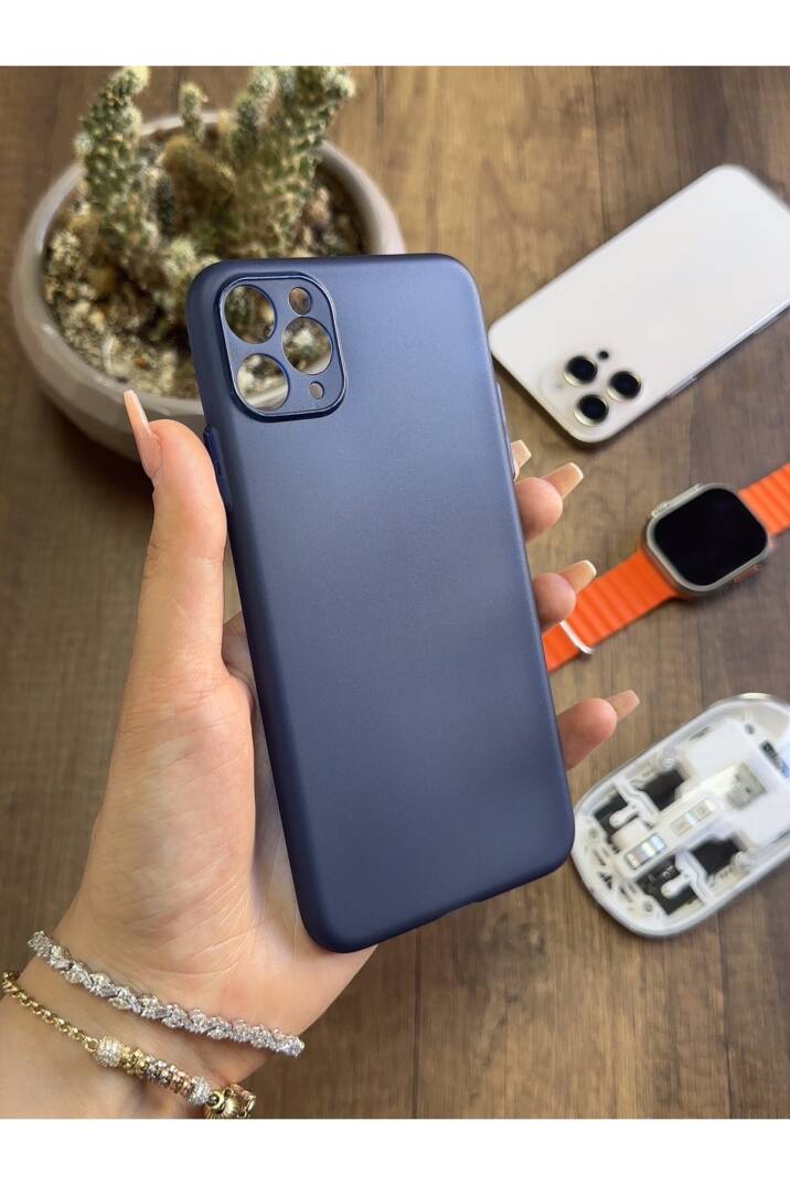 iPhone 12 Pro Uyumlu Süper İnce Mat Ultra Thin Silikon Kılıf - 19