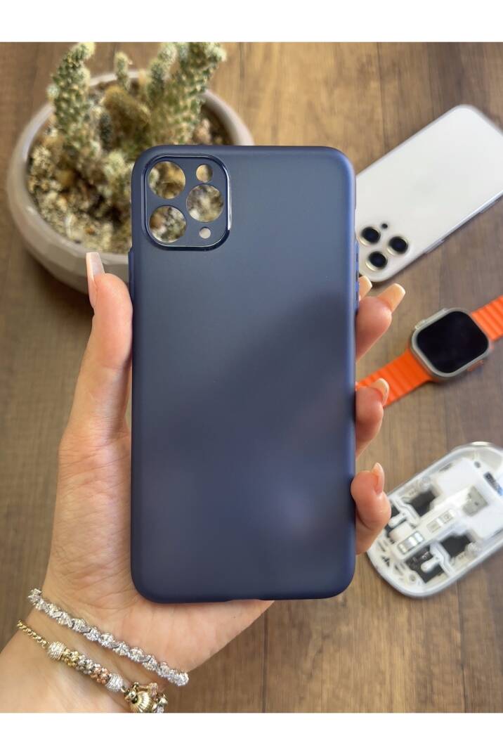iPhone 12 Pro Uyumlu Süper İnce Mat Ultra Thin Silikon Kılıf - 22