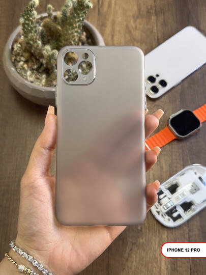 iPhone 12 Pro Uyumlu Süper İnce Mat Ultra Thin Silikon Kılıf - 28