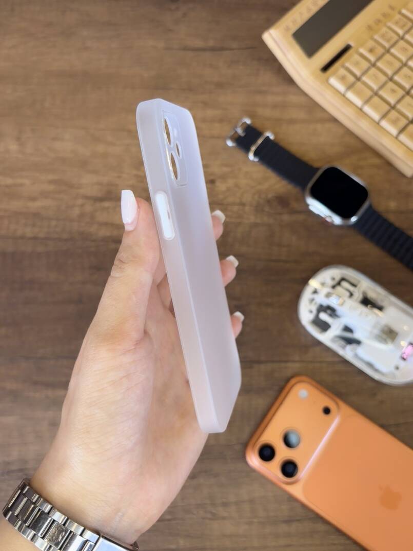 iPhone 12 Uyumlu Süper İnce Mat Ultra Thin Silikon Kılıf - 2