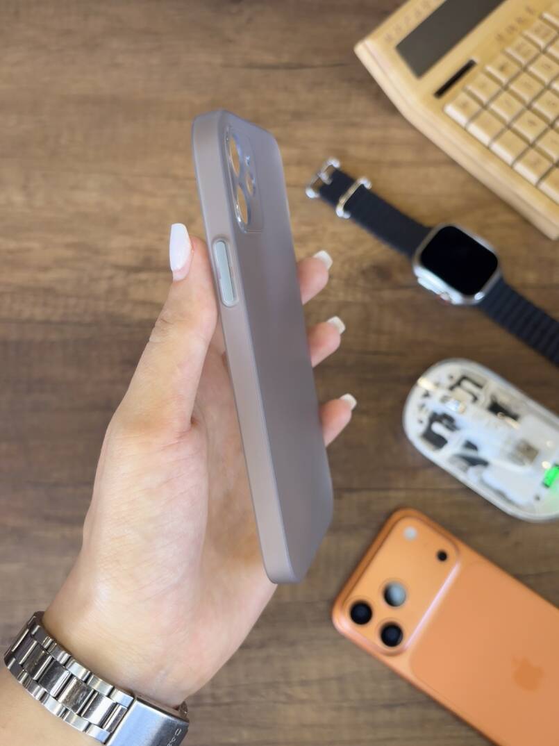 iPhone 12 Uyumlu Süper İnce Mat Ultra Thin Silikon Kılıf - 10
