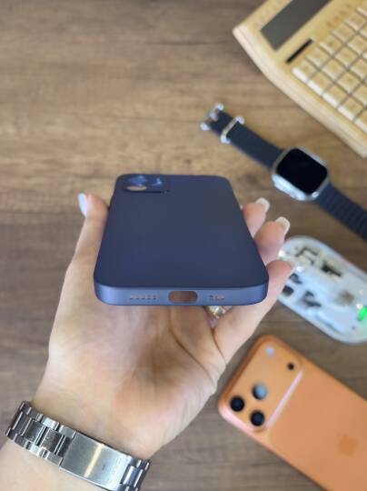 iPhone 12 Uyumlu Süper İnce Mat Ultra Thin Silikon Kılıf - 15