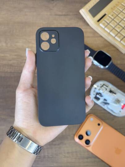 iPhone 12 Uyumlu Süper İnce Mat Ultra Thin Silikon Kılıf - 20
