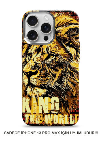 iPhone 13 Pro Max Kılıf MagSafe Uyumlu Hayvan Figürlü Premium Kapak Kılıf SOO-740 - 7
