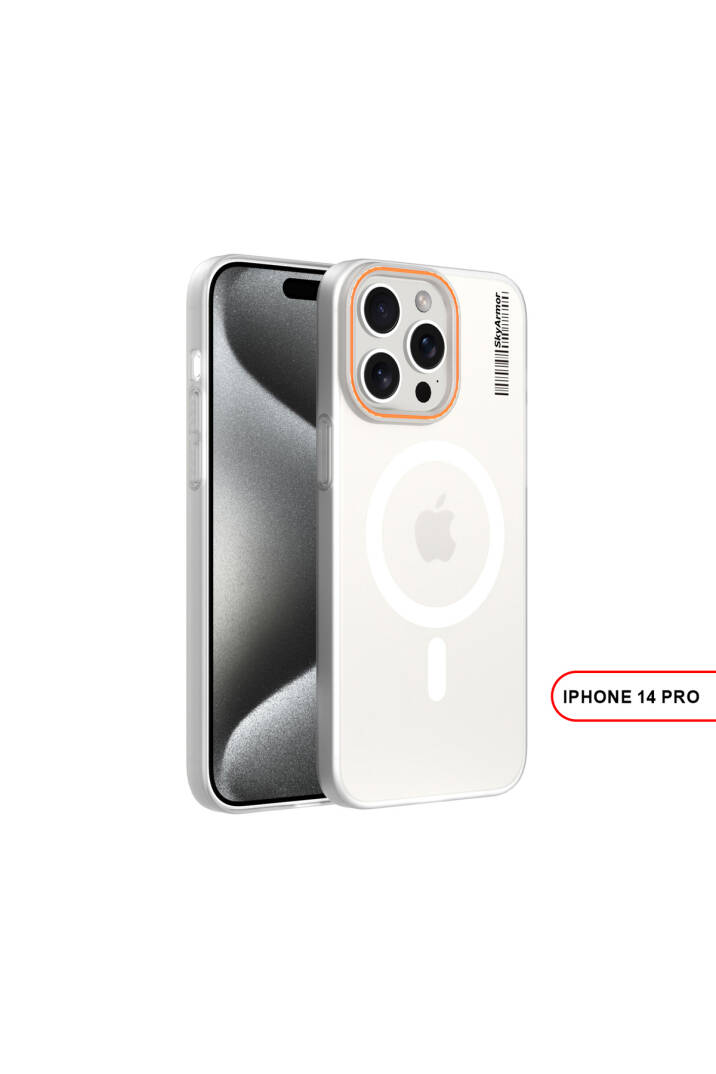 iPhone 14 Pro Magsafe Uyumlu Mat Sert KLEİN Kılıf - 1