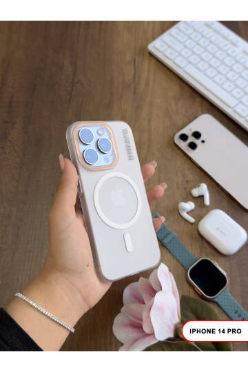 iPhone 14 Pro Magsafe Uyumlu Mat Sert KLEİN Kılıf - 4