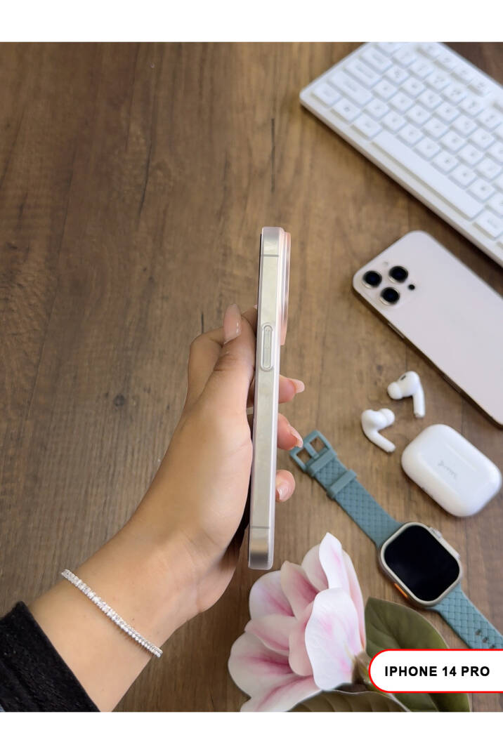iPhone 14 Pro Magsafe Uyumlu Mat Sert KLEİN Kılıf - 5