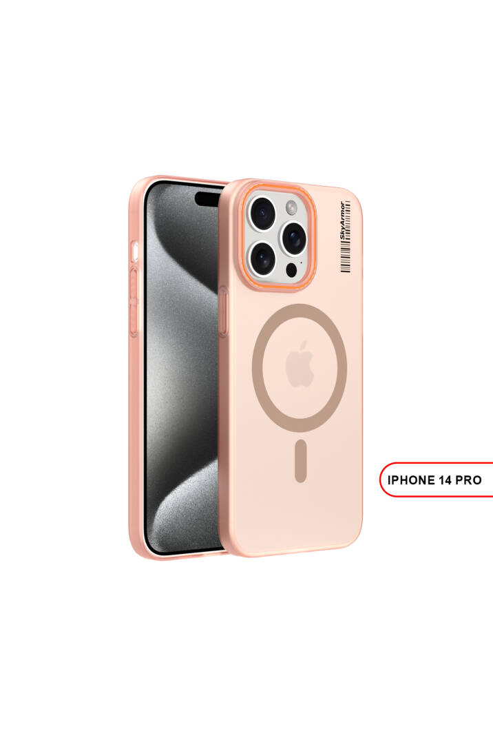 iPhone 14 Pro Magsafe Uyumlu Mat Sert KLEİN Kılıf - 8