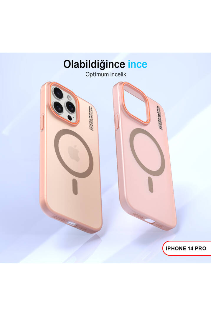iPhone 14 Pro Magsafe Uyumlu Mat Sert KLEİN Kılıf - 9